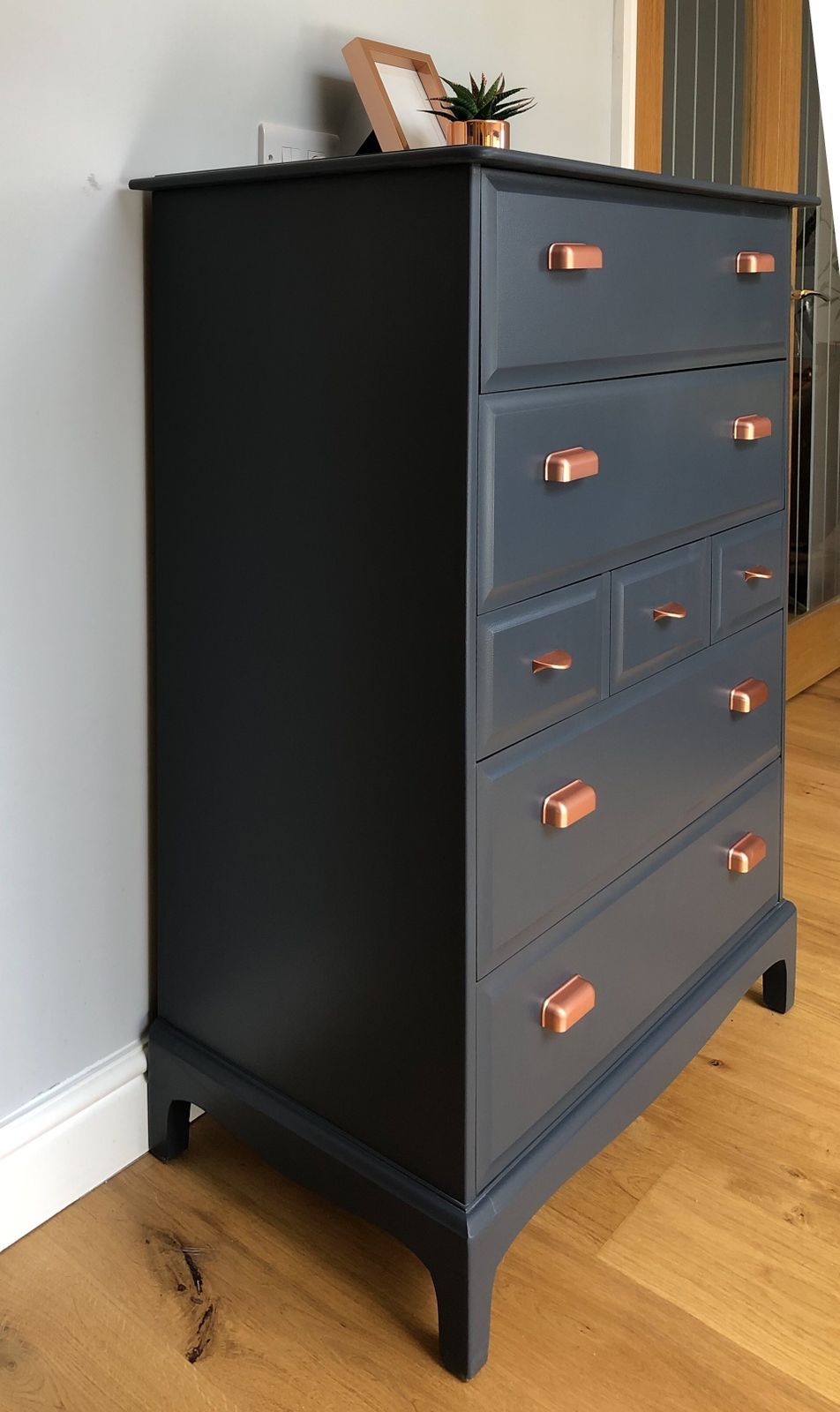 photo buy Stag Minstrel Bedroom Furniture Set Of 5, Blue