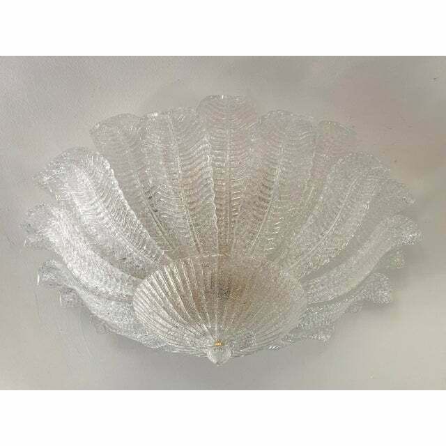 photo furniture Italian Impressive Murano Glass Sputnik Chandelier Flush Mount, Lot Of 2 Or A Pair Of Chandeliers