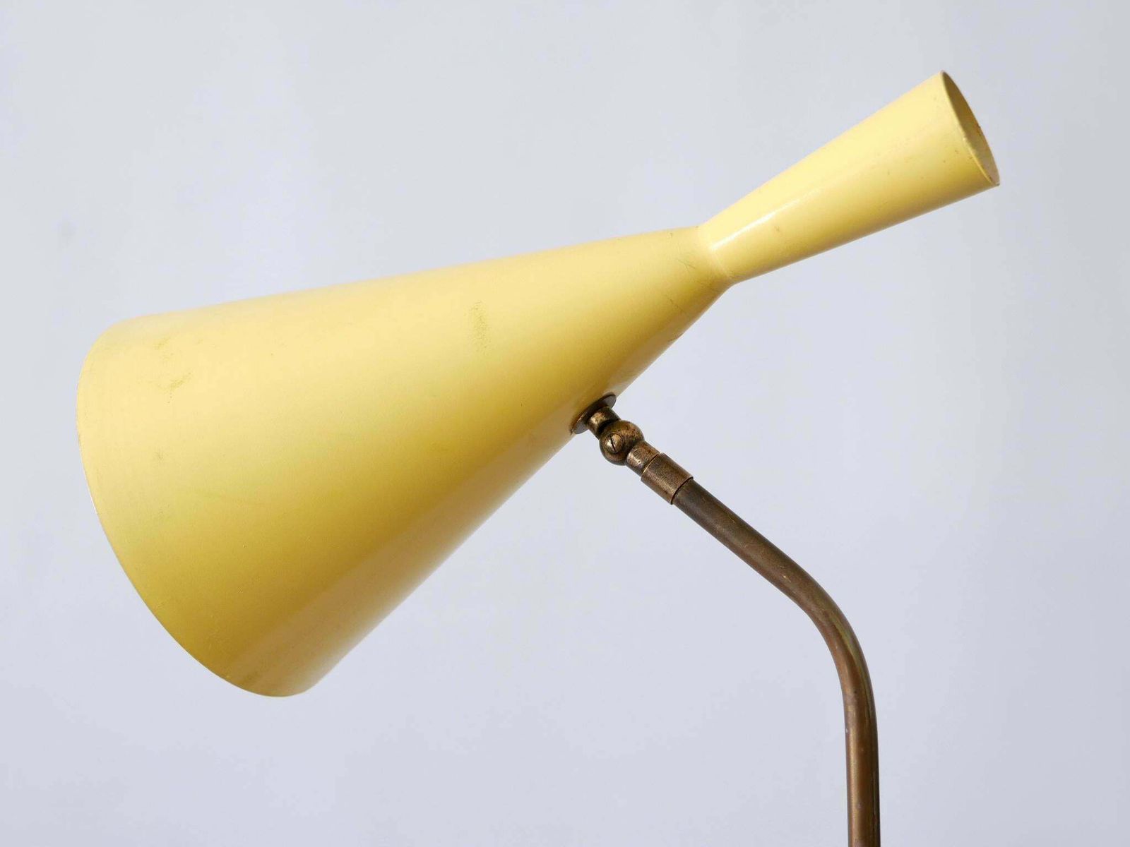 Elegant Mid Century Modern Diabolo Floor Lamp Or Reading Light Austria 1950s photo 5999.0
