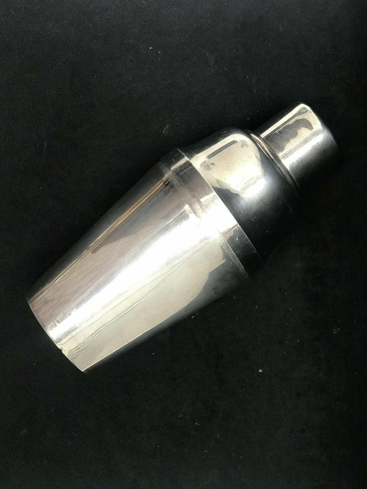 Art Deco Cocktail Shaker With Ice Crusher Silver Plated Bar Cart Decor Mixology Tools Gift For Him Christmas Gift Barware Accessories Bar photo furniture
