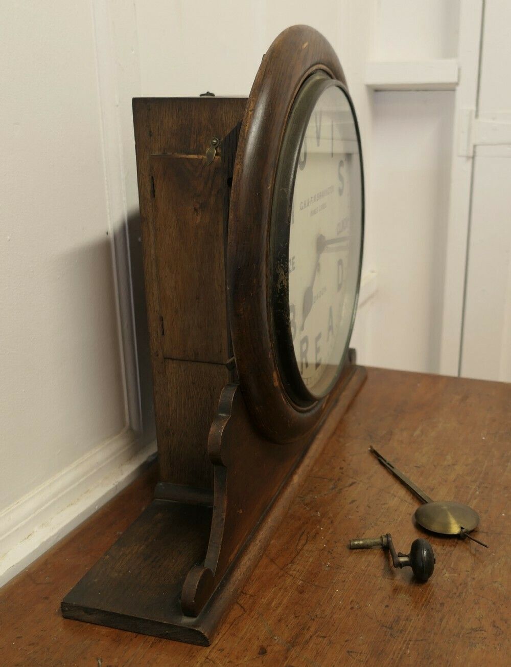 photo furniture Original Hovis Prize Clock By G.H.& F.W. Bravington London