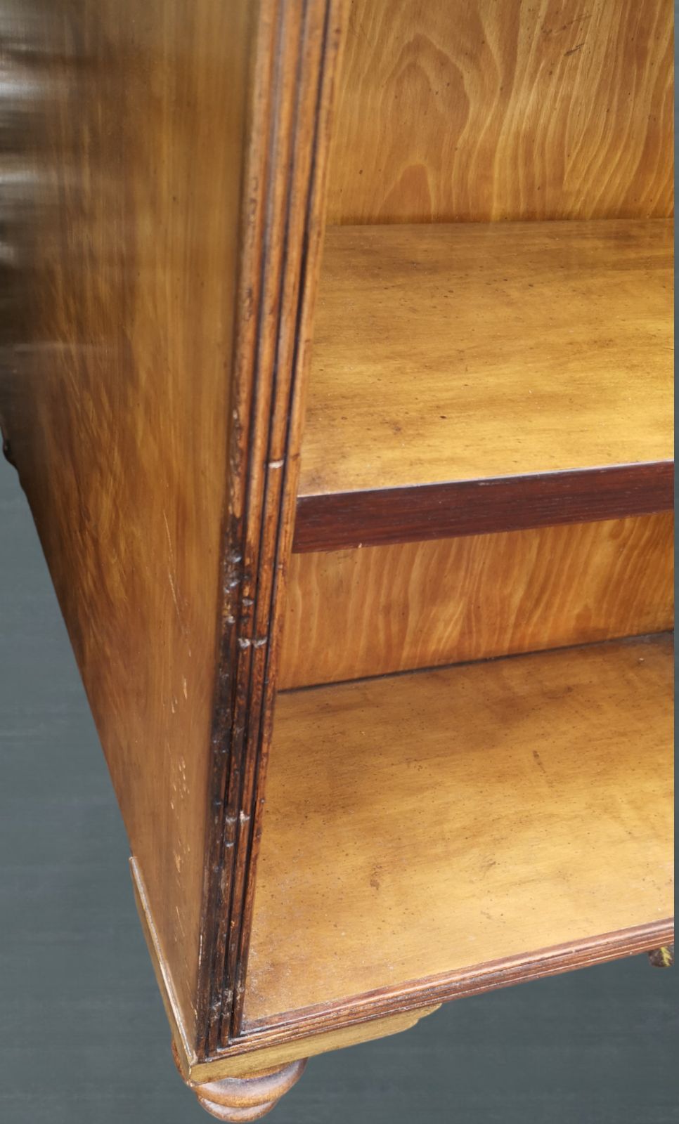 1380.0 English Campaign Style Pedestal Desk By Baker Furniture Collectors Edition photo