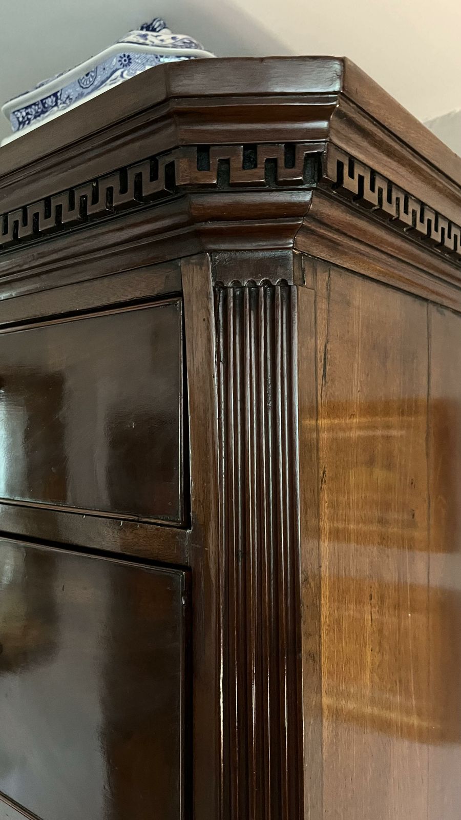 Georgian Chest On Chest With Brushing Slide photo furniture