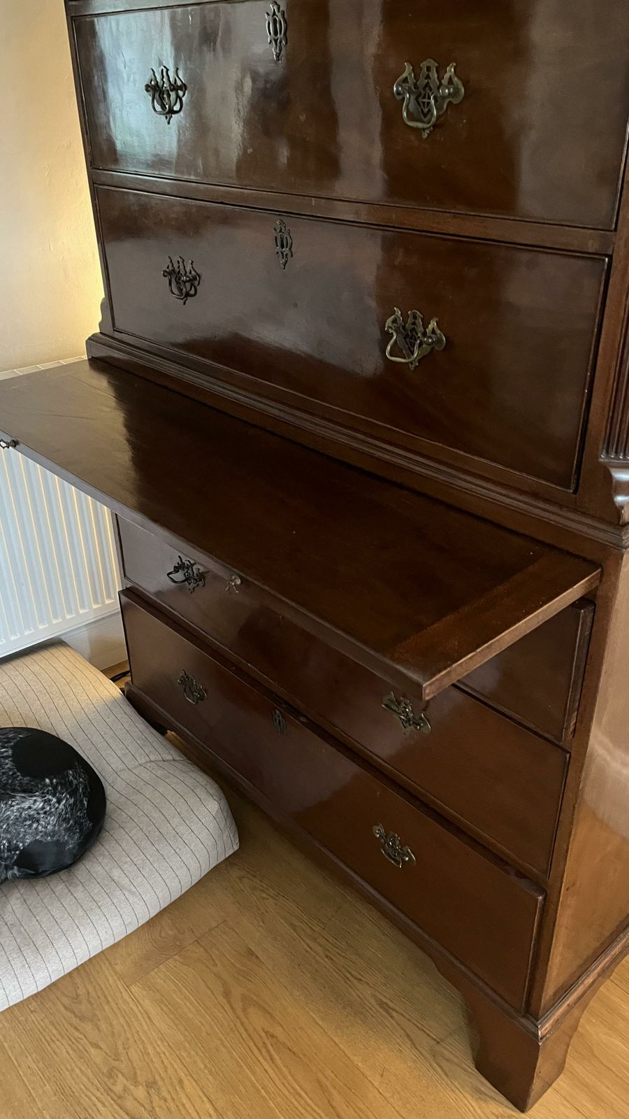 Georgian Chest On Chest With Brushing Slide photo 1499.0
