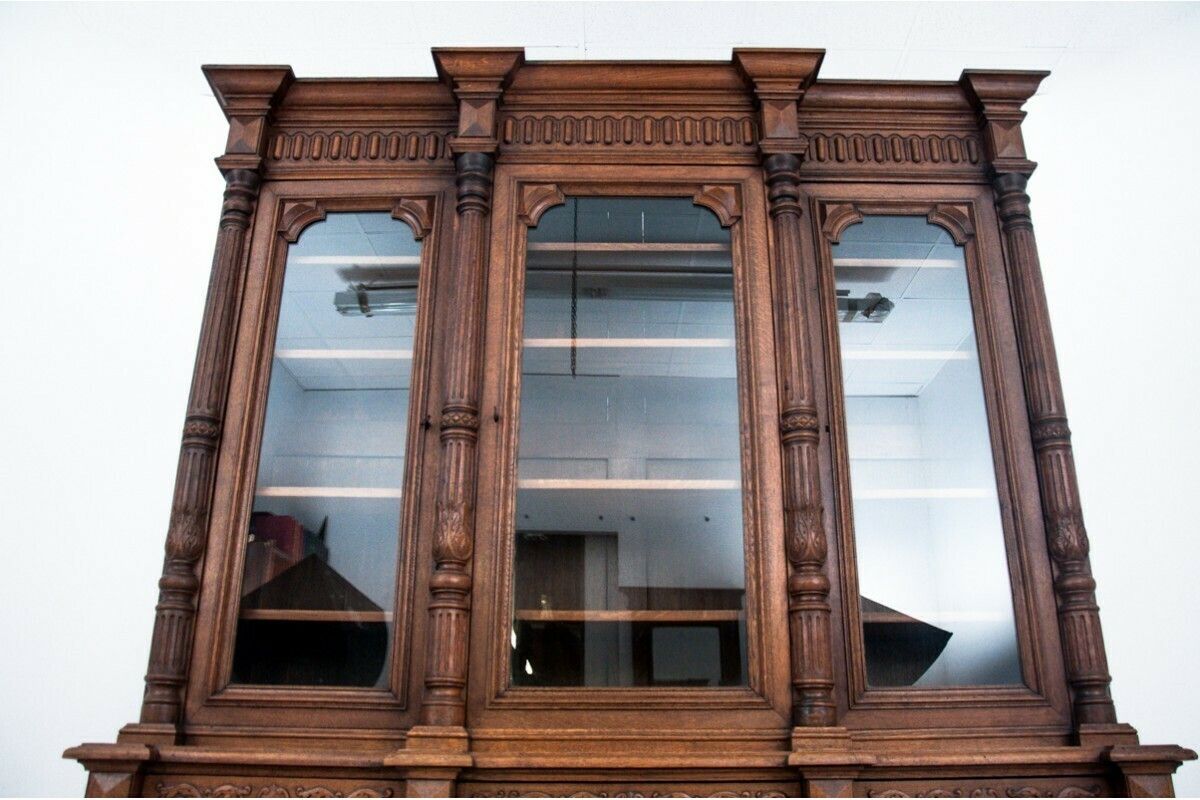 Library, France, Around 1890., 1800s photo furniture