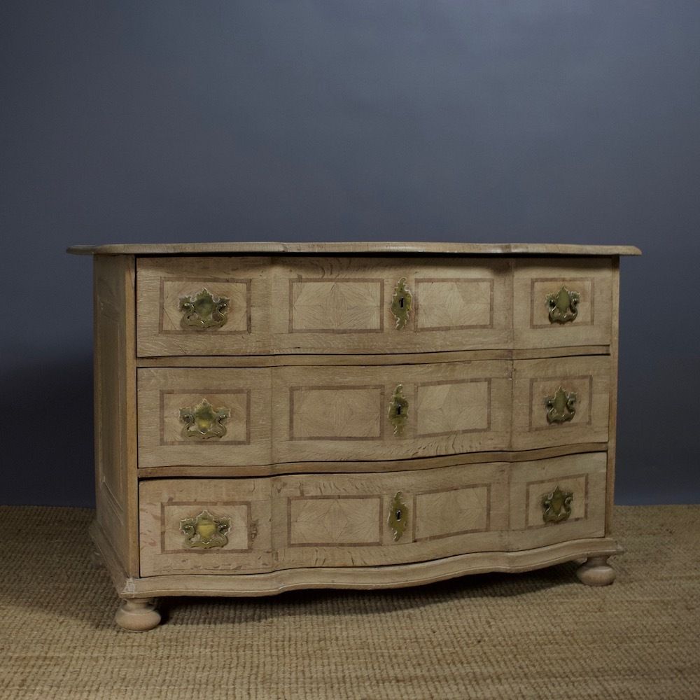 18th Century Bleached Oak Chest Of Drawers photo furniture