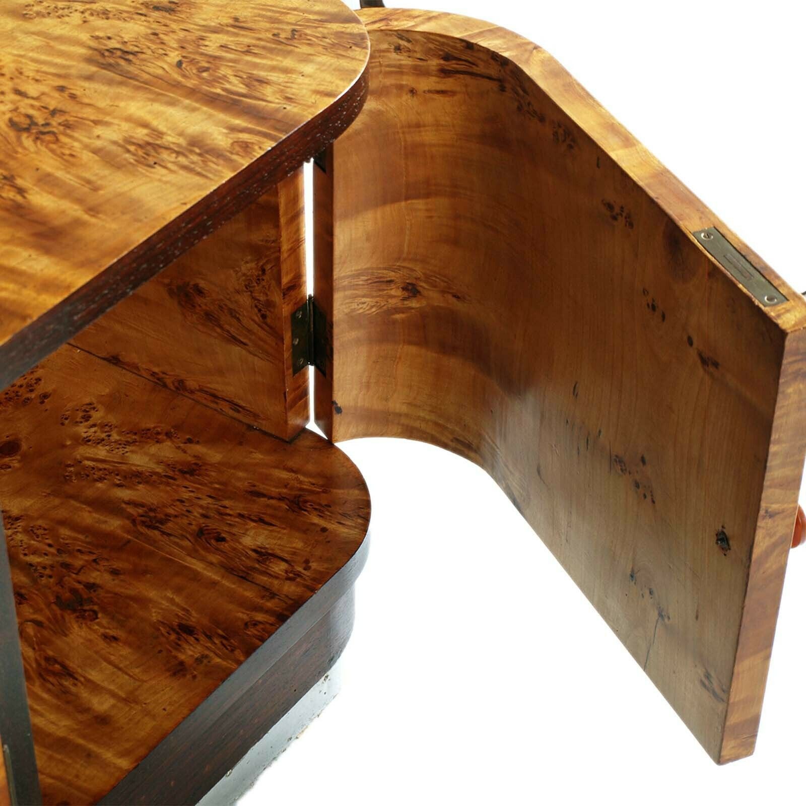 1930s Italian Art Deco Sideboard Buffet In Burl Elmwood By Osvaldo Borsani For Atelier Di Varedo photo buy