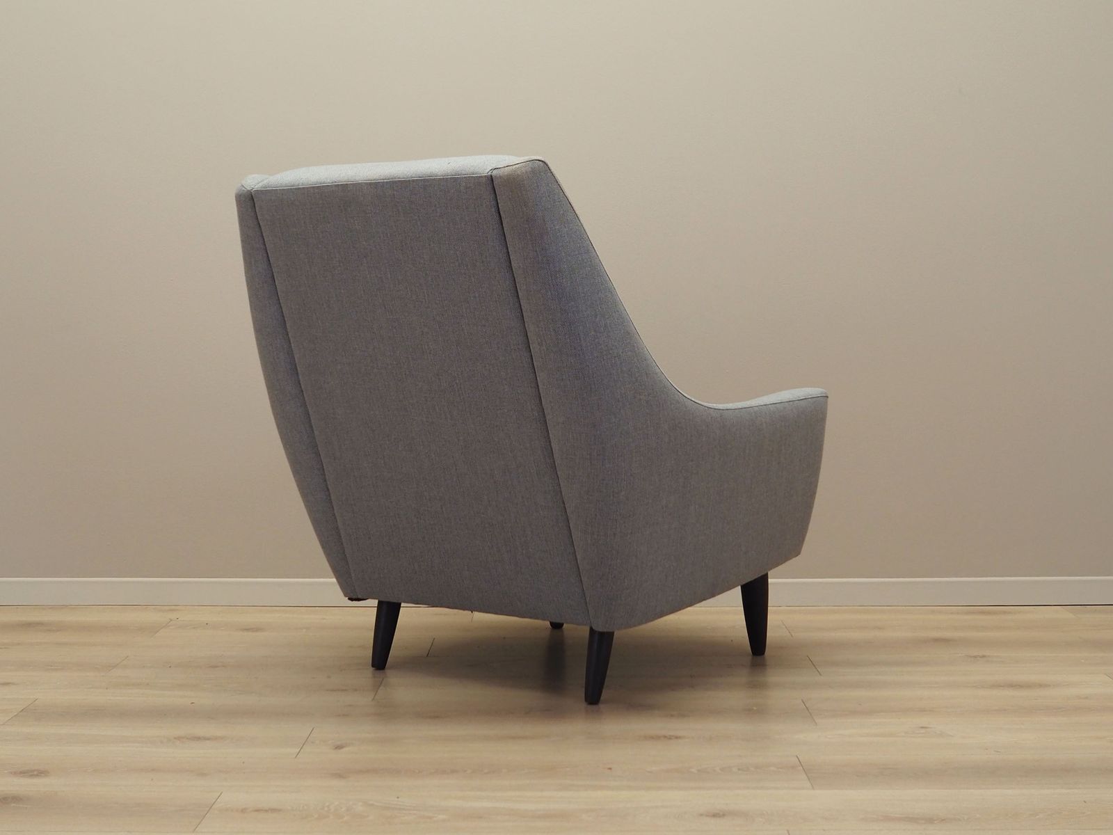 Grijze Fauteuil, Deens Design, Jaren 1970, Productie: Denemarken photo vinterior