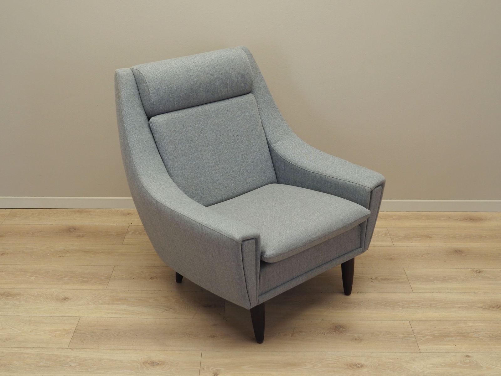 Grijze Fauteuil, Deens Design, Jaren 1970, Productie: Denemarken photo buy