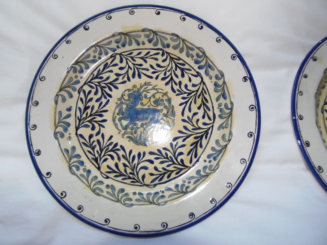 Arts And Crafts Chargers .A Pair Of Doulton Chargers . photo Home Decor