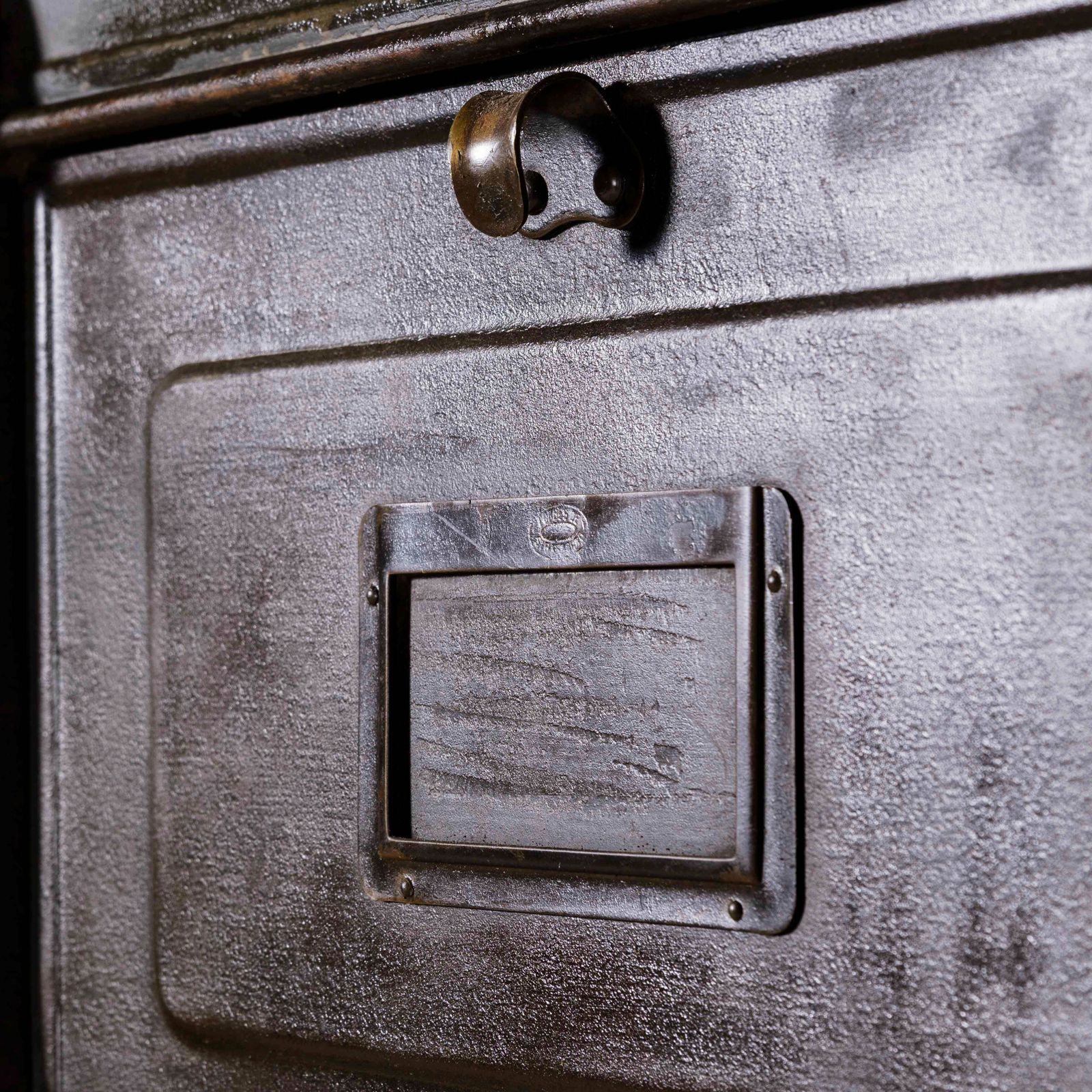 1930’s Original Strafor Klappet Cabinet – Original Paint  Forge De Strasbourg photo Furniture