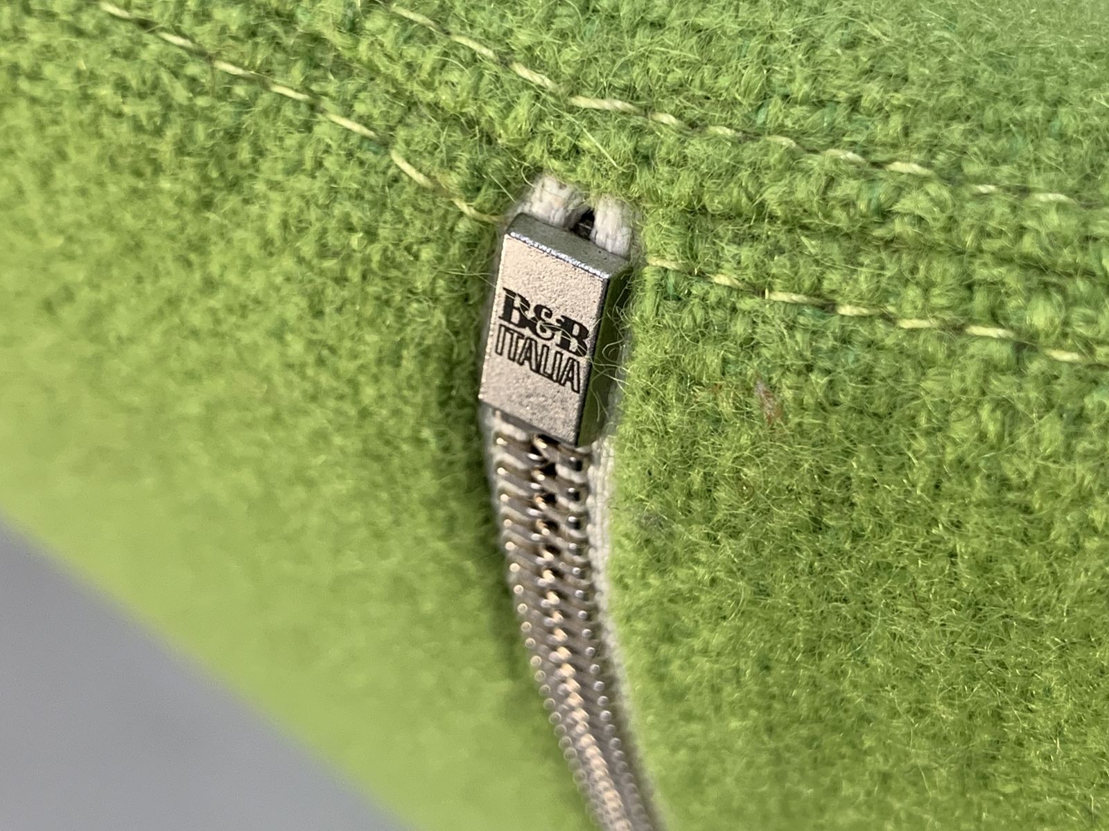 photo for sale B&B Italia “Grande Papilio” Armchair – In Green “Ego” Wool