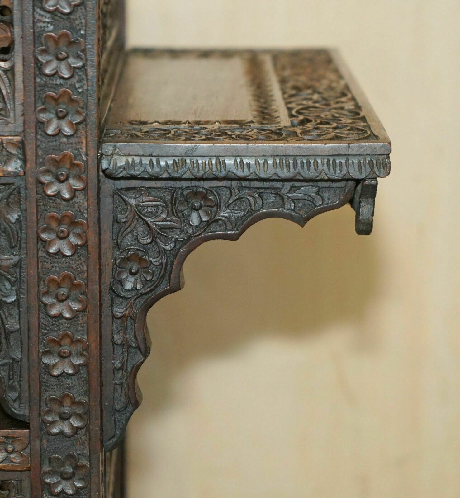 photo furniture Fine Large Antique Hand Carved Liberty London Moorish Occasional Centre Table