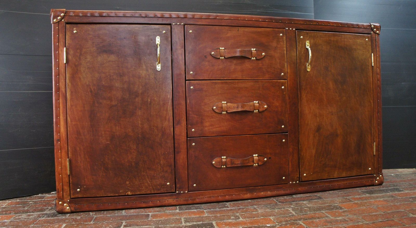 Leather Console Table , Side Board , Entrance Furniture photo 4139.0