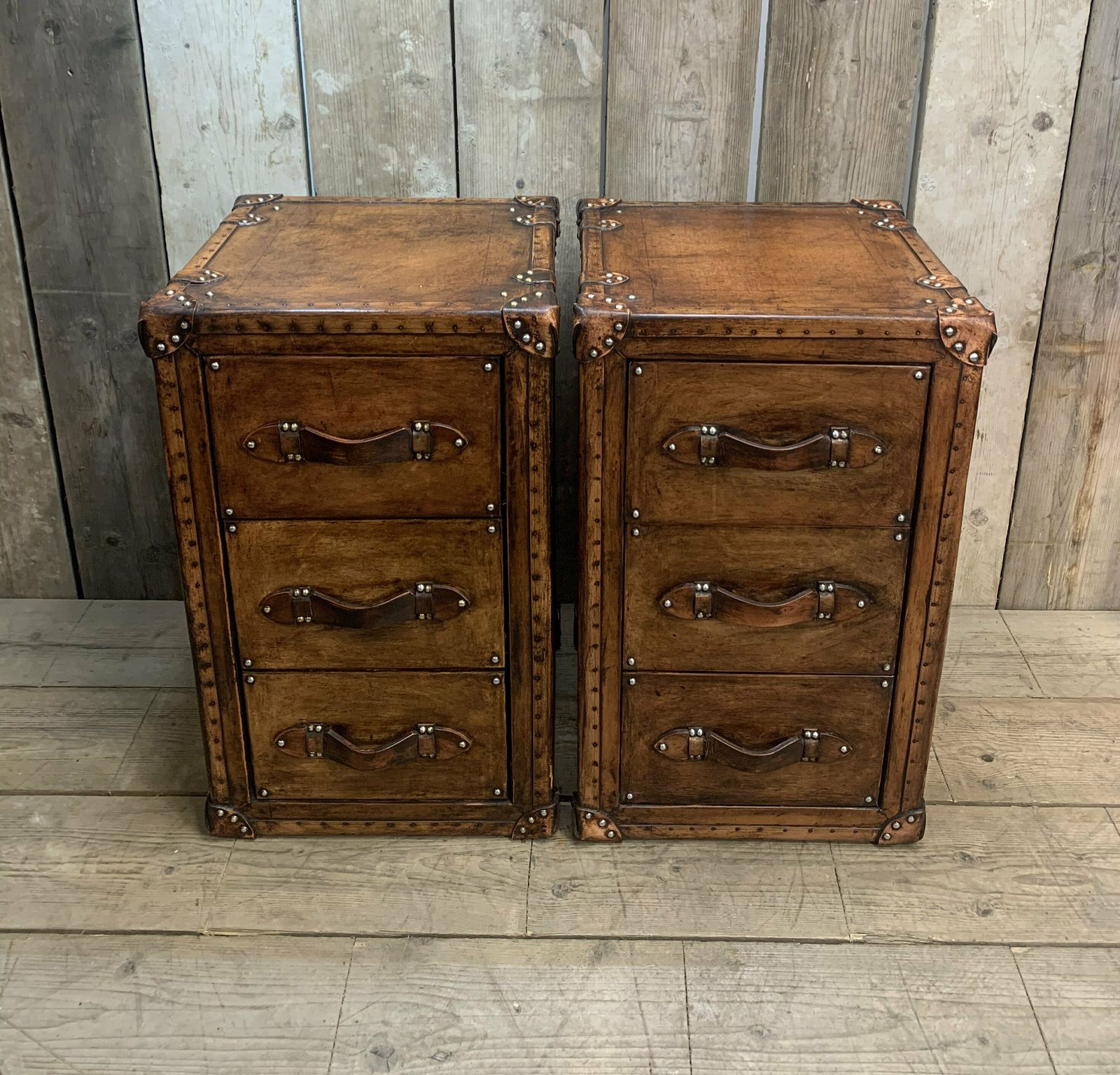 Luxury Leather Nightstand, Bedroom Vanities, Bedroom Decor, Furniture Set photo vintage