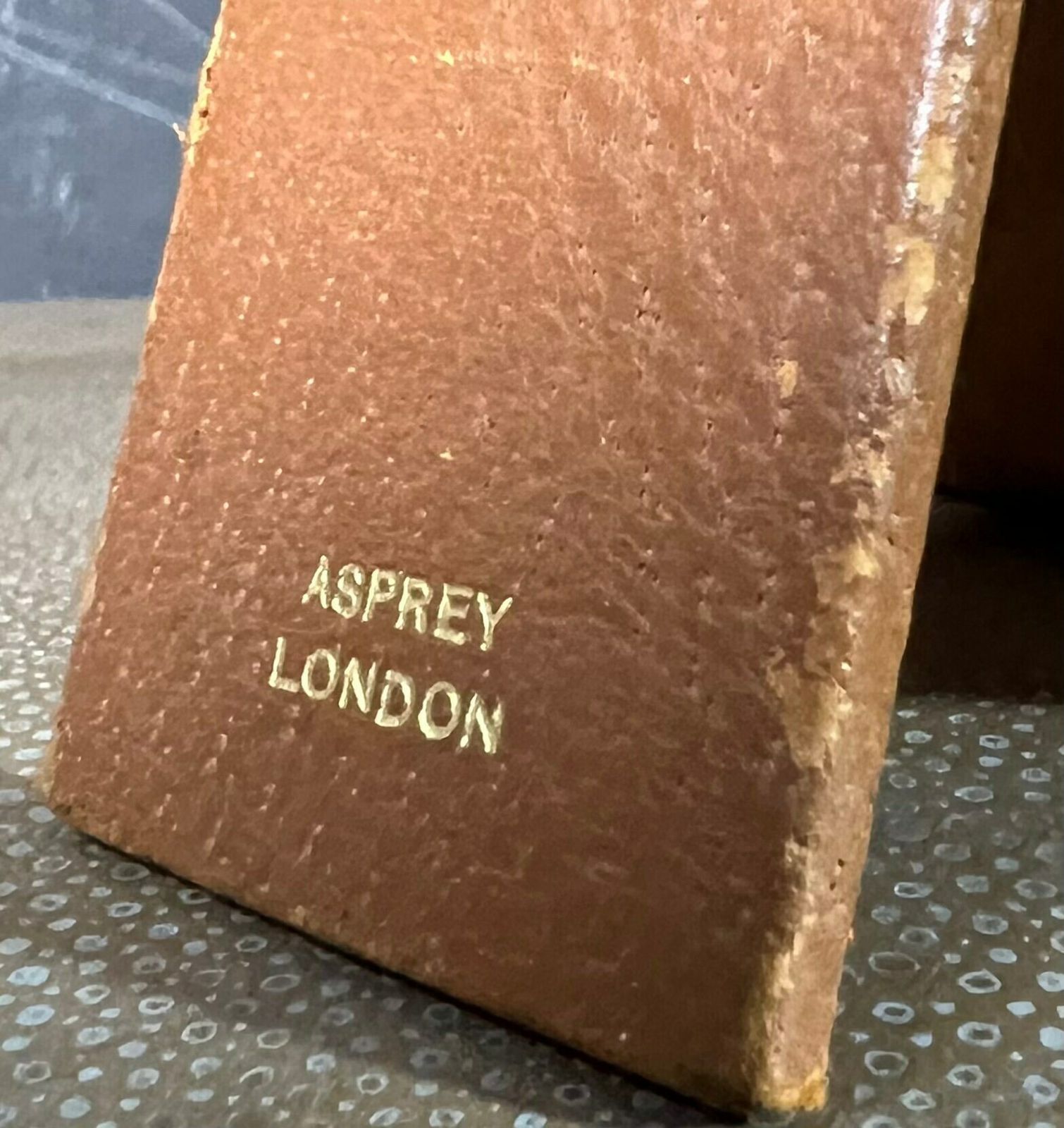 photo furniture Luxury Antique Leather Executives Calendar By Aspey London Desk Top Home Furnishing
