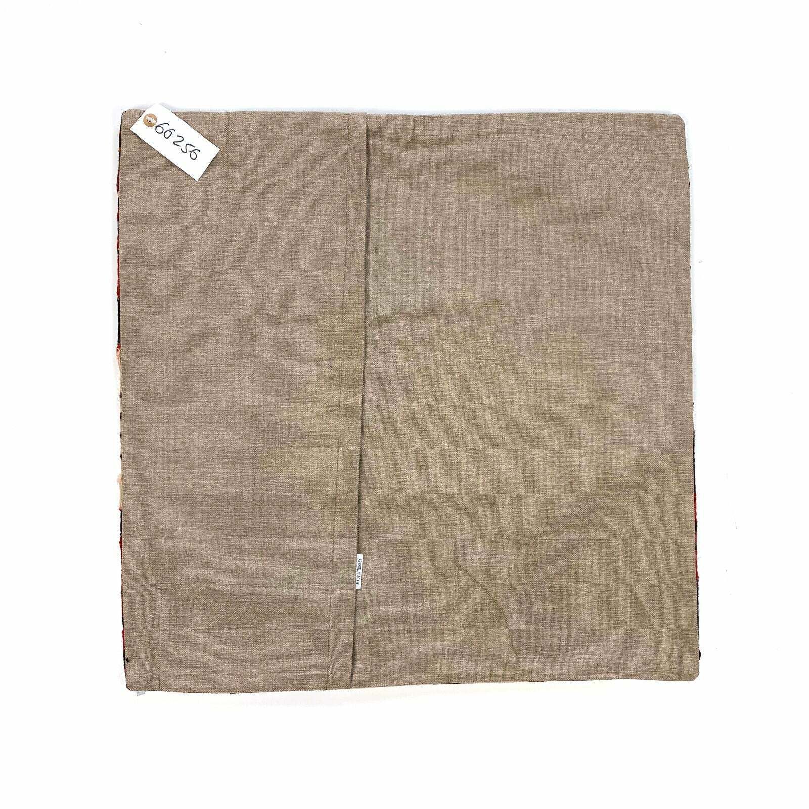 Vintage Kilim Cushion Cover 60x60 Cm Square Wool Kelim Pillow Moroccan Decor photo furniture