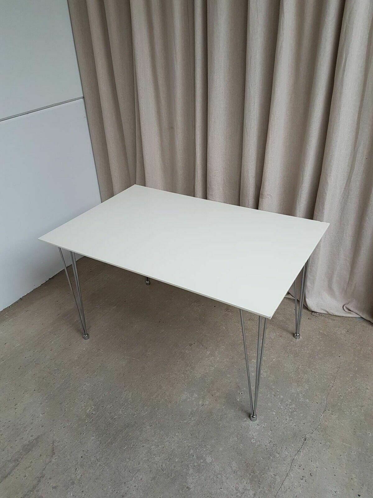 photo for sale Vtg Late Mid Century Style Modernist Desk Dining Table Danish Scandi Retro