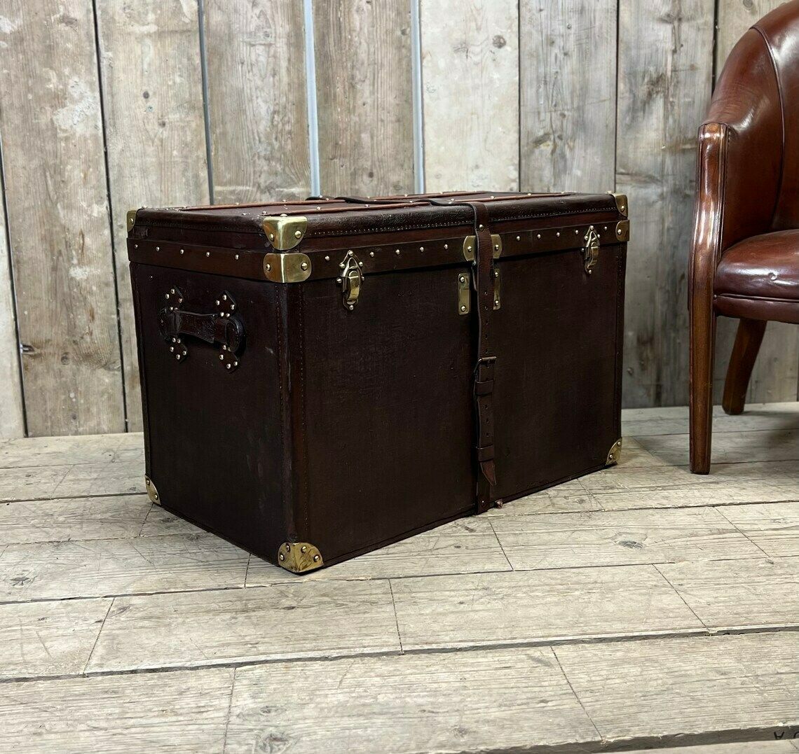 Luxury Fashion House Moynat Travel Trunk End Table Coffee Table Home Decor Home Furnishings photo furniture
