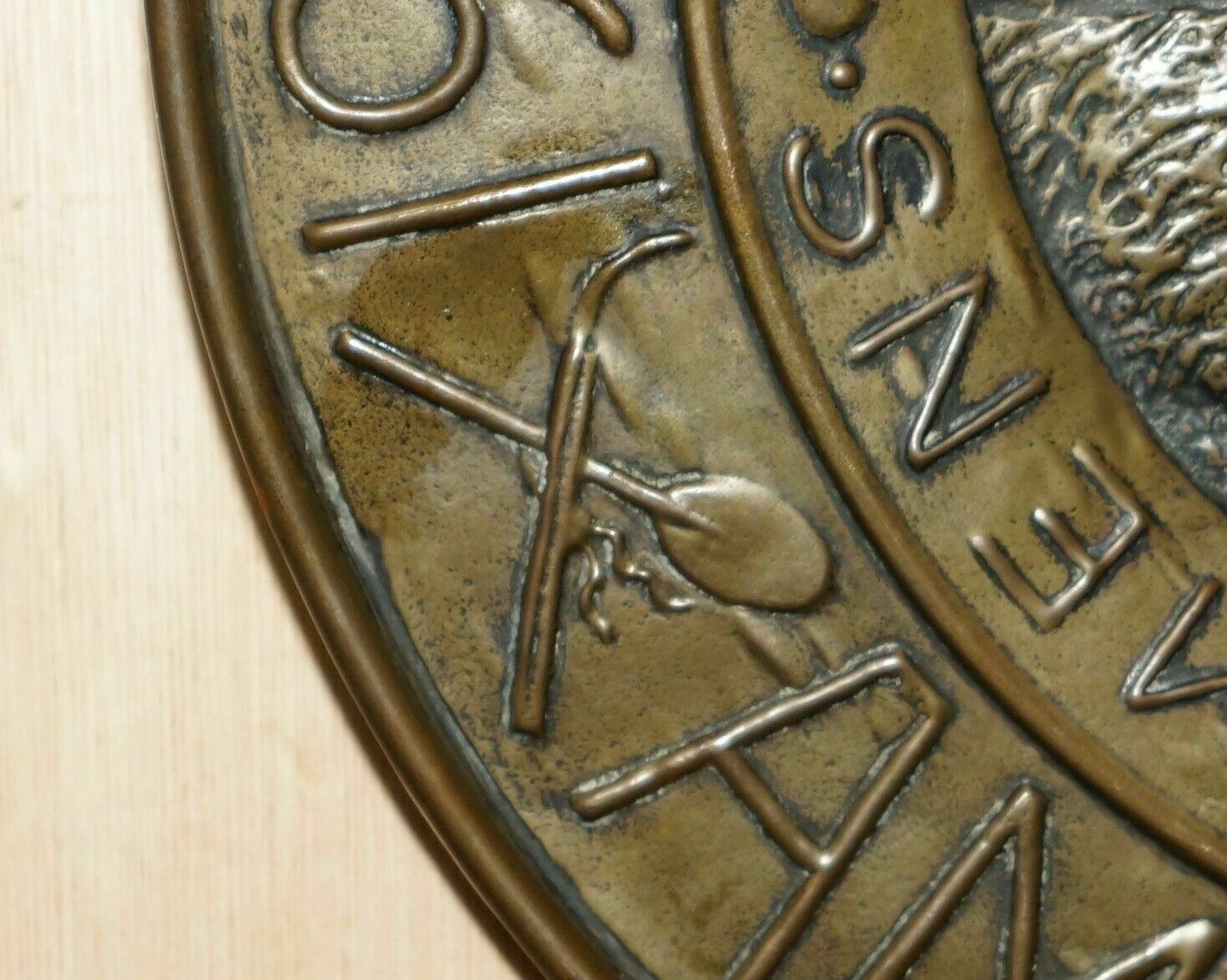 photo for sale 1928 Amsterdam Olympic Memorabilia Collectable Men's Javalin Hanging Plaque