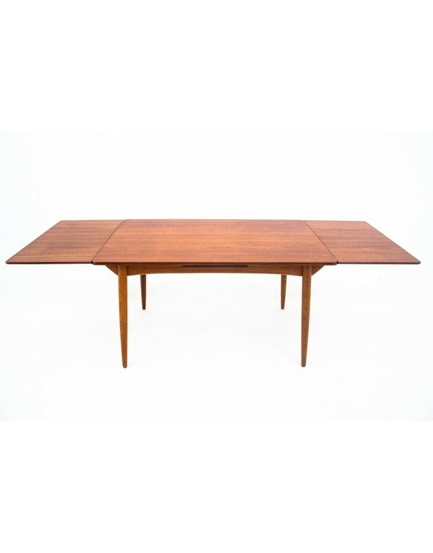 Teak Table, Denmark, 1960s. After Restoration. photo vinterior