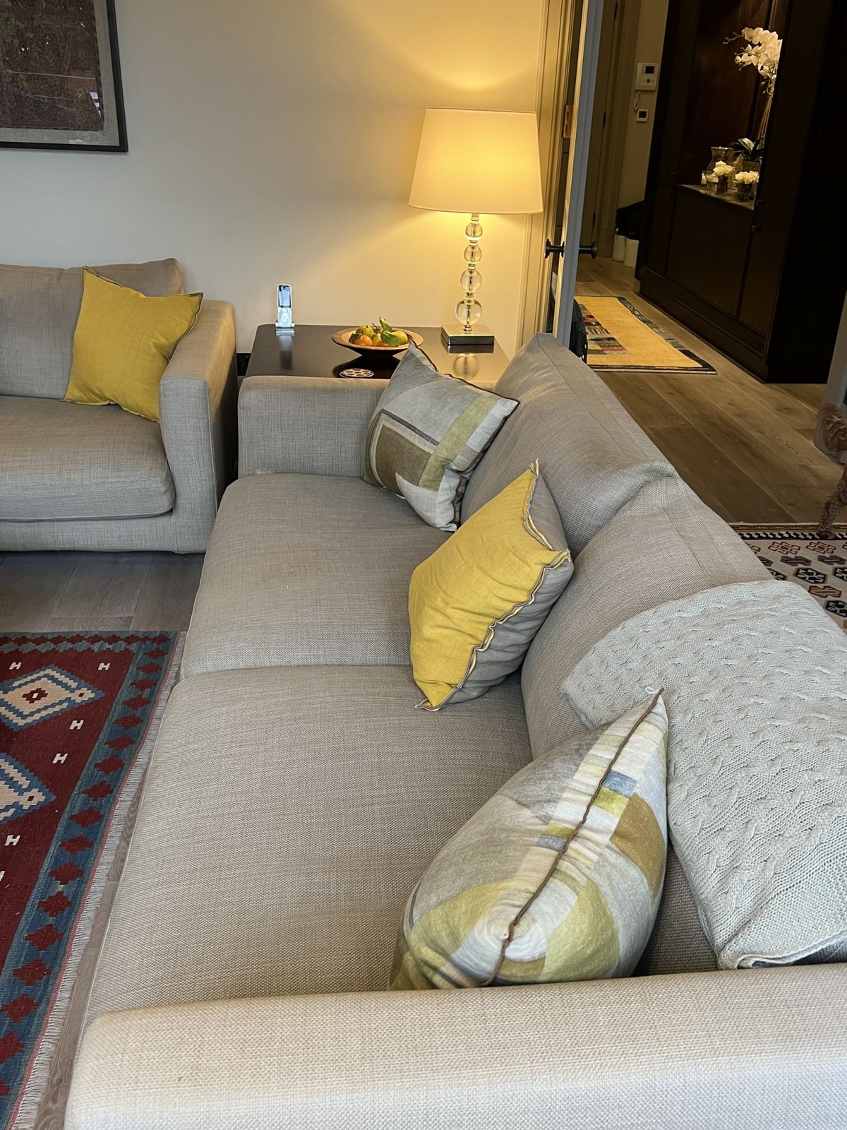 Two Sofas  Molten & C . "Reversi" 3 Seater And 2 Seater Used In Very Good Condition . Spare Dark Brown Cover Never Used. £1,850.00 Ono photo for sale