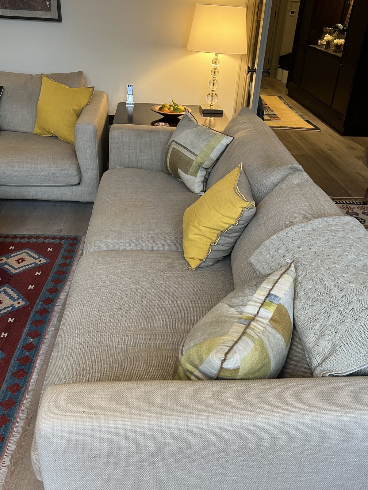 Two Sofas  Molten & C . "Reversi" 3 Seater And 2 Seater Used In Very Good Condition . Spare Dark Brown Cover Never Used. £1,850.00 Ono photo 1850.0