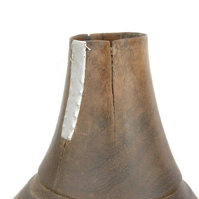 Tribal African Milk Wooden Vessels Teardrop Shape Bahima Milk Vessel Uganda. photo for sale