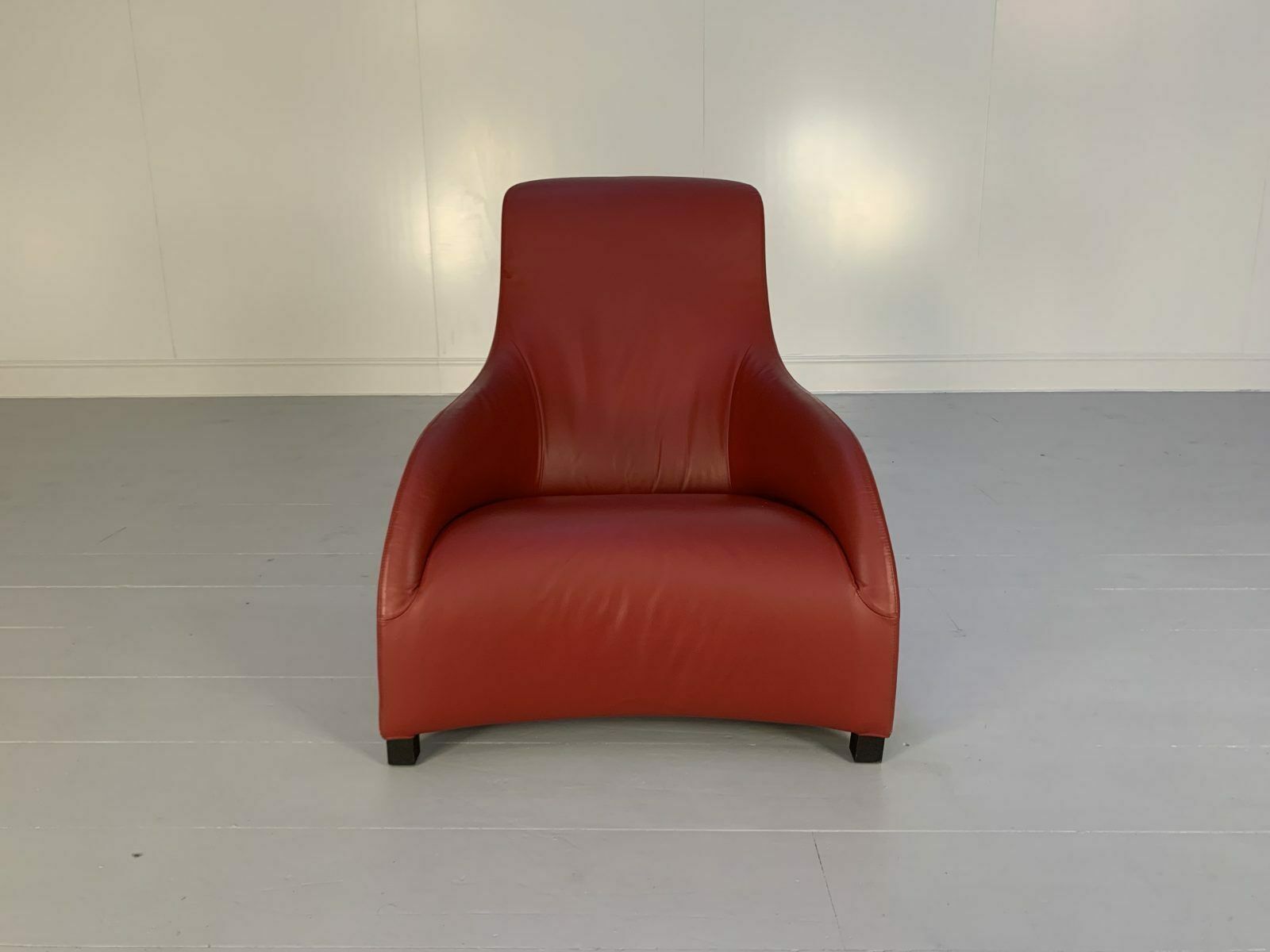 B&B Italia Armchair – “Maxalto Kalos 9750” – In Oxblood “Gamma” Leather photo furniture