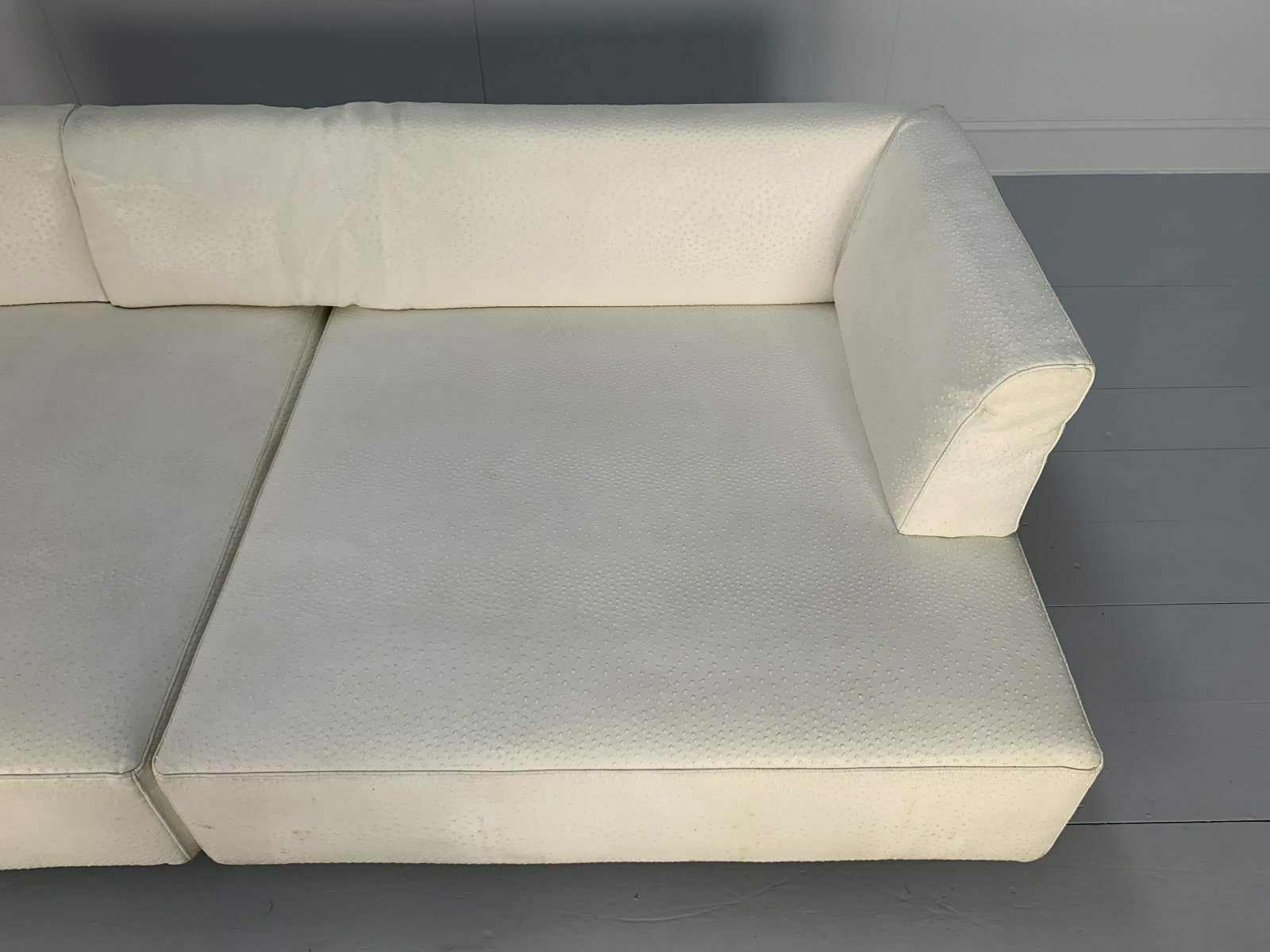 Edra “L’homme Et La Femme” Sofa  In Ostrich Leather photo buy
