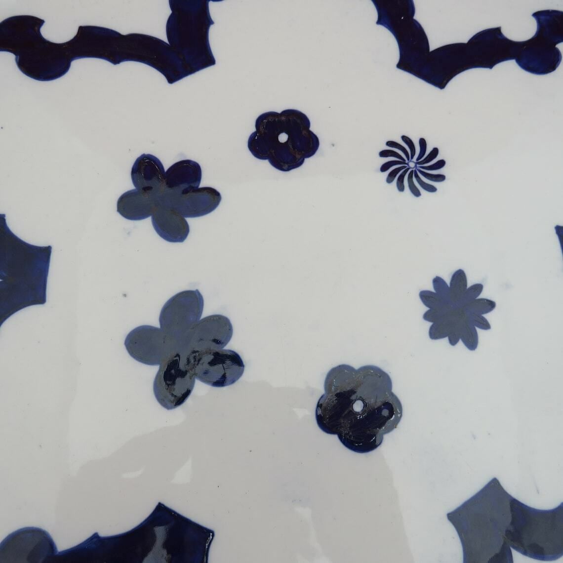 Large Copeland Arts And Crafts Movement Ceramic Platter Tray Hand Painted Large Arts And Crafts Copeland Ceramic Platter photo 120.0