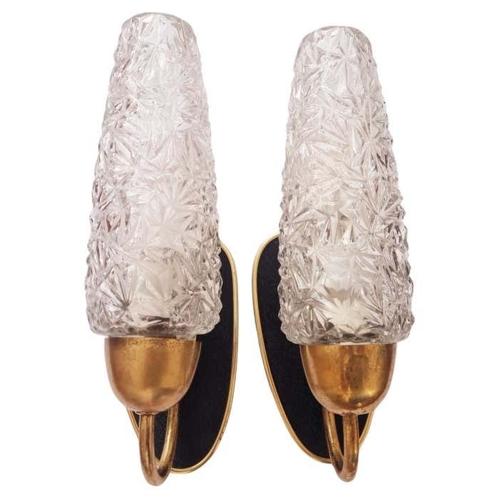 Pair Of Rare Midcentury Wall Lamps, Germany, 1960s