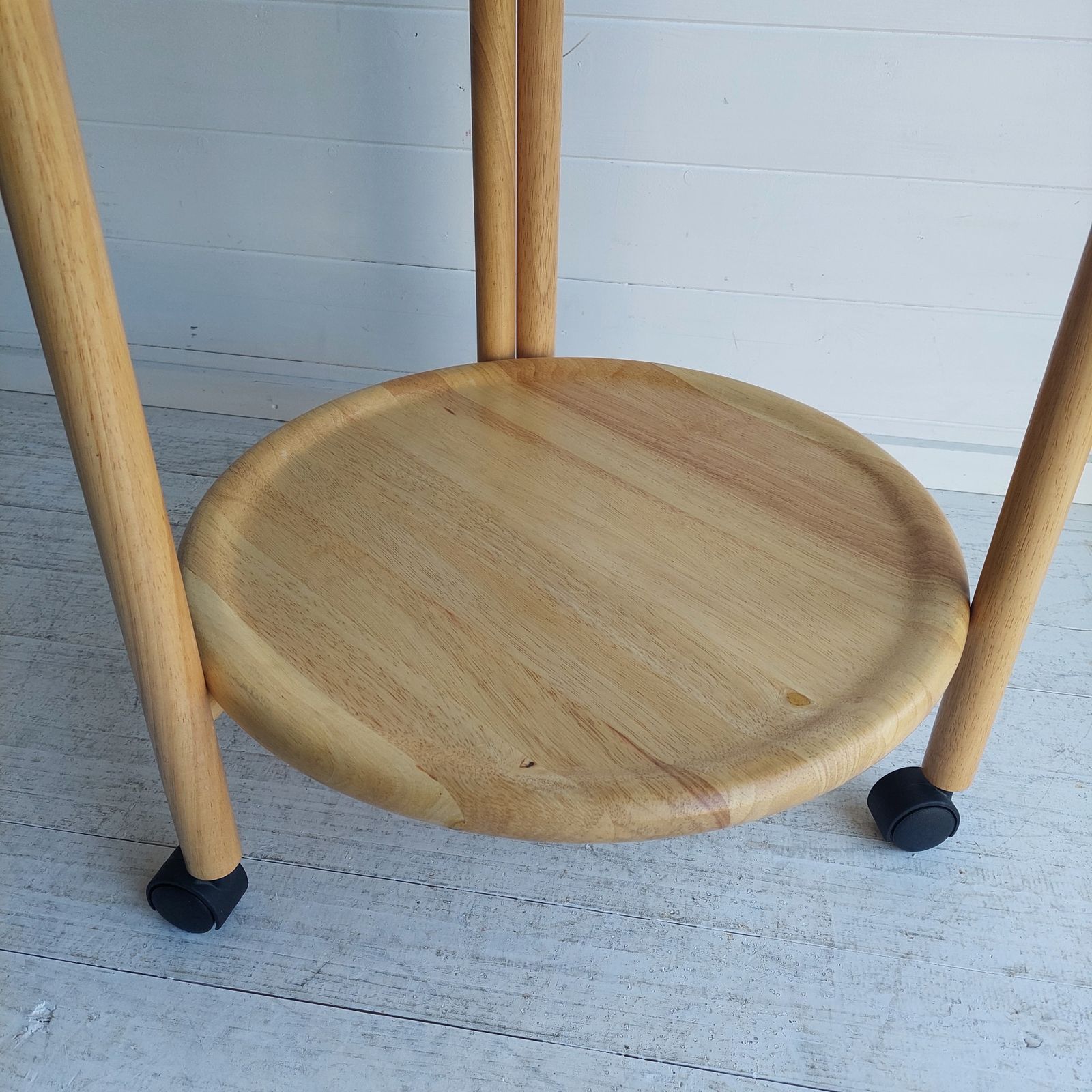 Mid Century Dansk Jens Quistgaard Danish 2 Tier Round Trolley Lazy Susan 70s photo buy