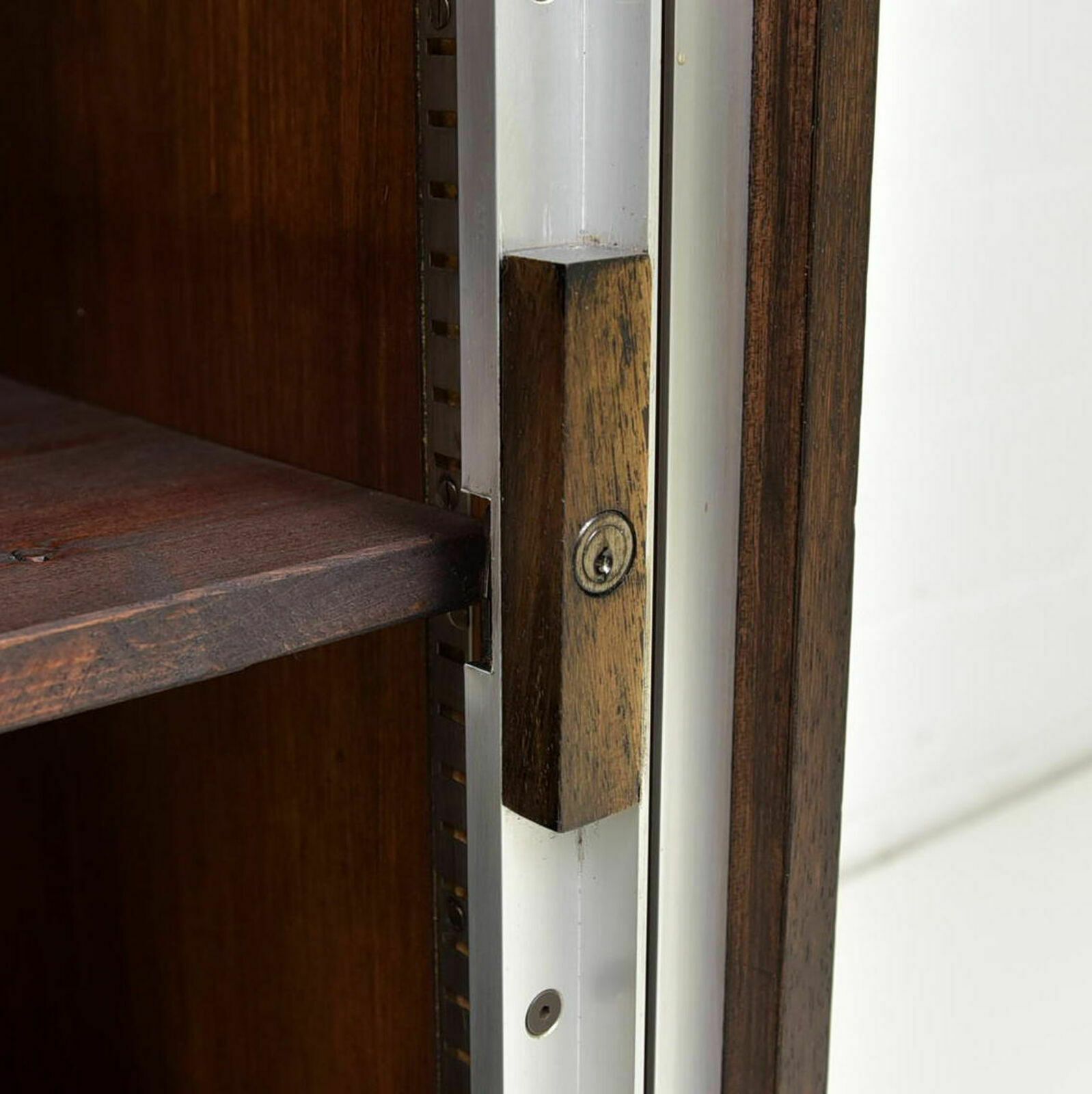 Filing Cabinet Restored Around 1980 Office Cabinet Sliding Doors Showcase Office Vintage photo buy