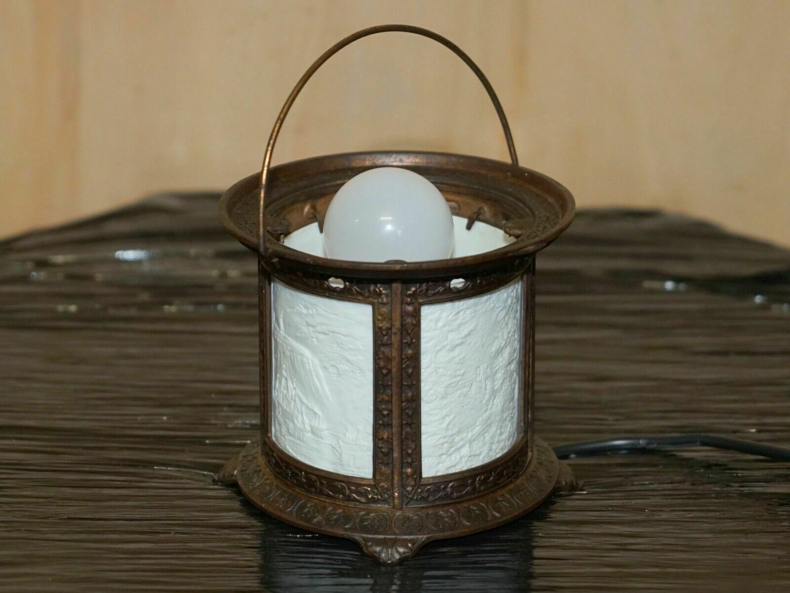 Antique Roman Grand Tour Bronzed Candle Lamp Restored To Use As A Table Lamp photo for sale