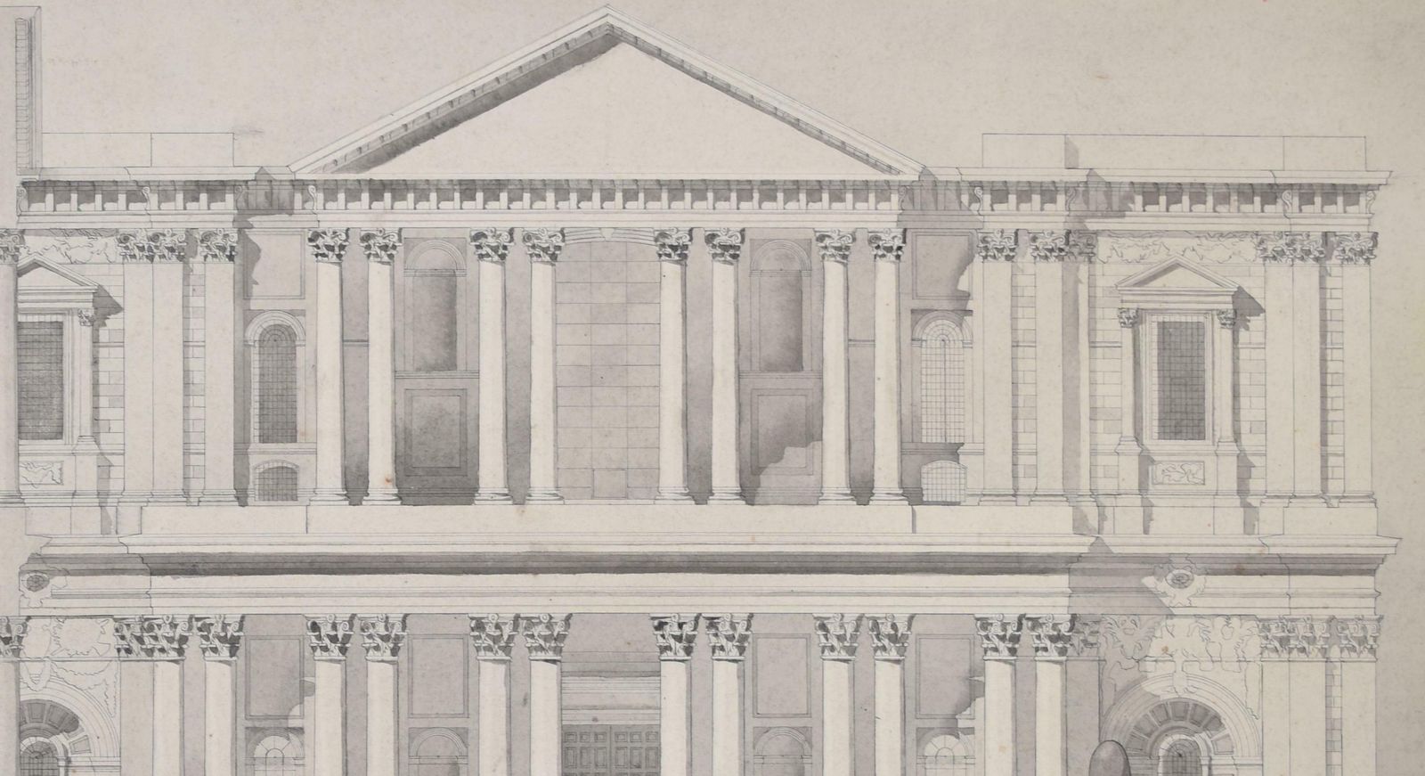 S Clapham St Paul's Cathedral Architectural Watercolour By S Clapham  C. 1950 photo Art