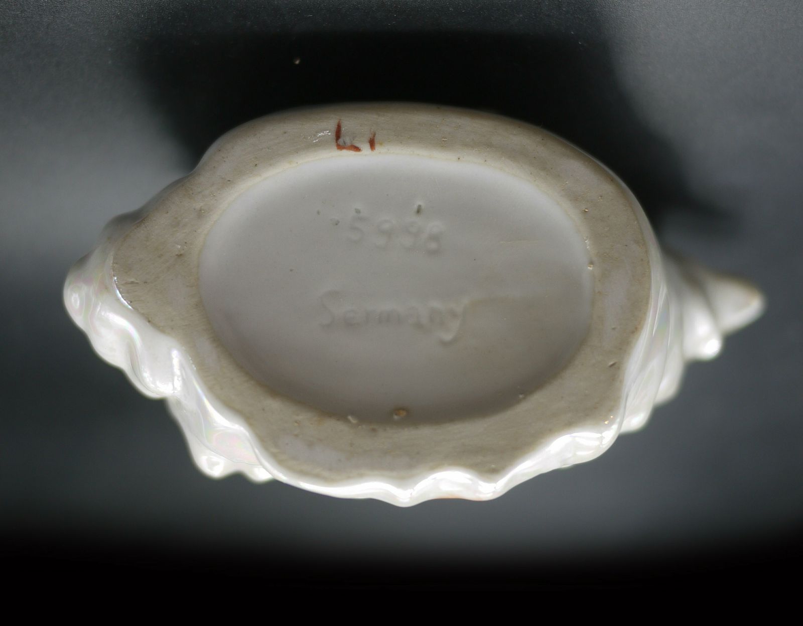 photo for sale Art Deco Porcelain Bathing Beauty Dresser Box