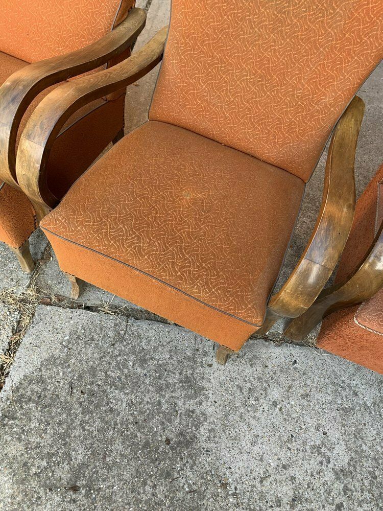 Art Deco Armchairs, 1930s, Set Of 4 photo furniture