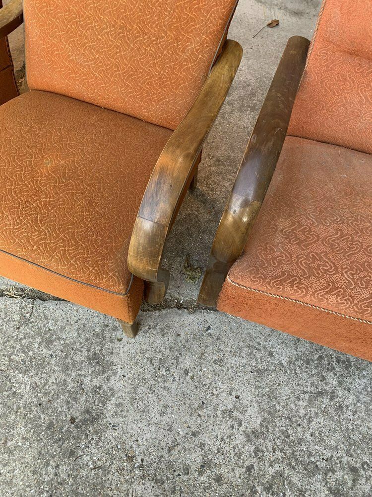 Art Deco Armchairs, 1930s, Set Of 4 photo for sale