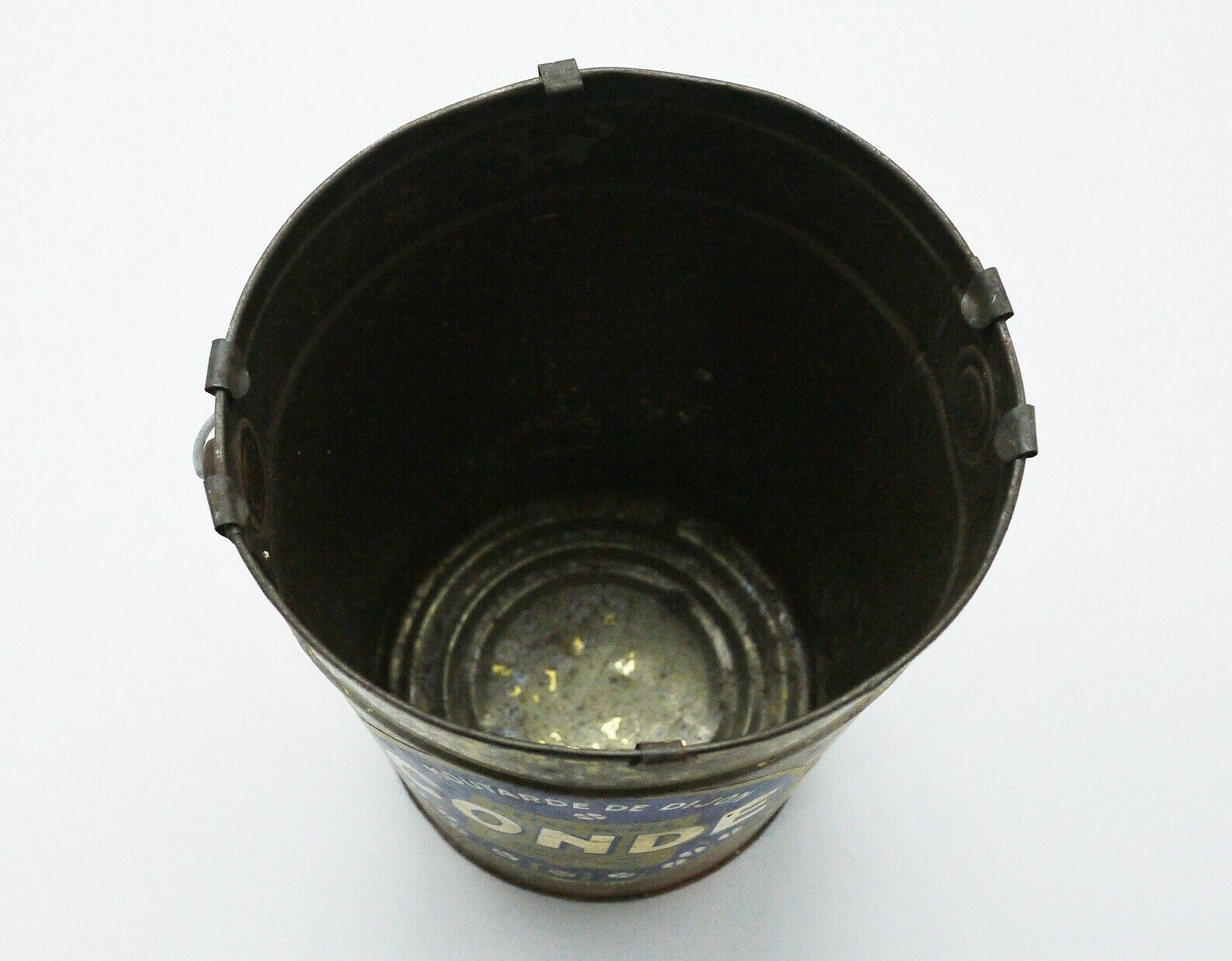 French Dijon Mustard Tin Bucket photo 87.0