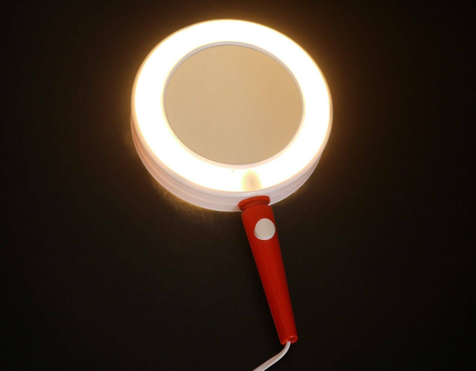 Space Age Illuminated Vanity Mirror photo furniture