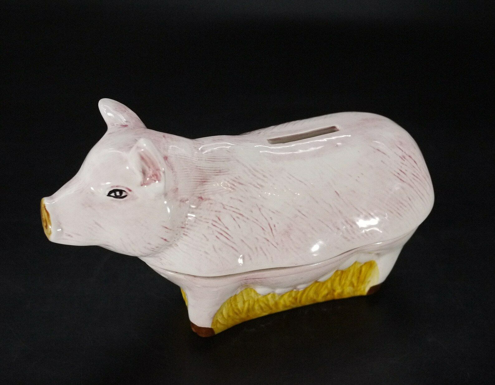 French Ceramic Pig Money Box Terrine By Michel Caugant photo furniture