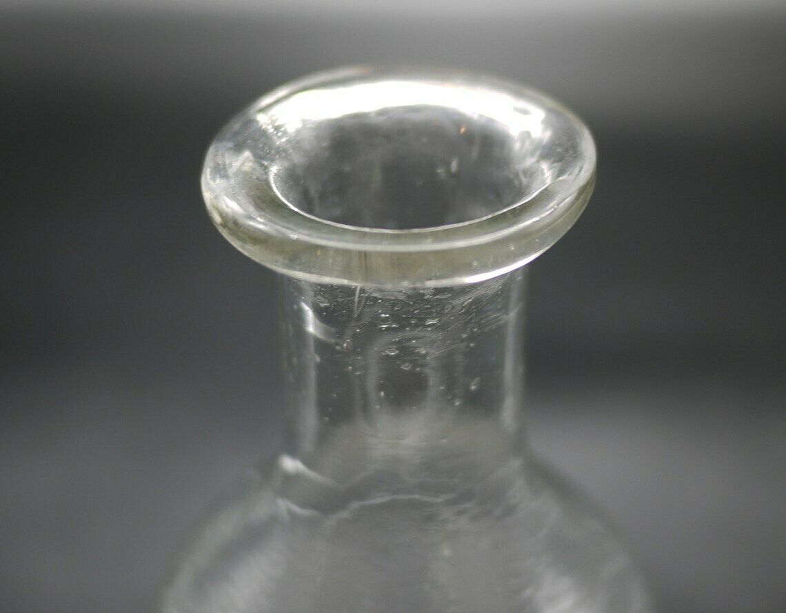 Pernod Fils Antique Glass Decanter   Advertising Chromo Pernod photo for sale