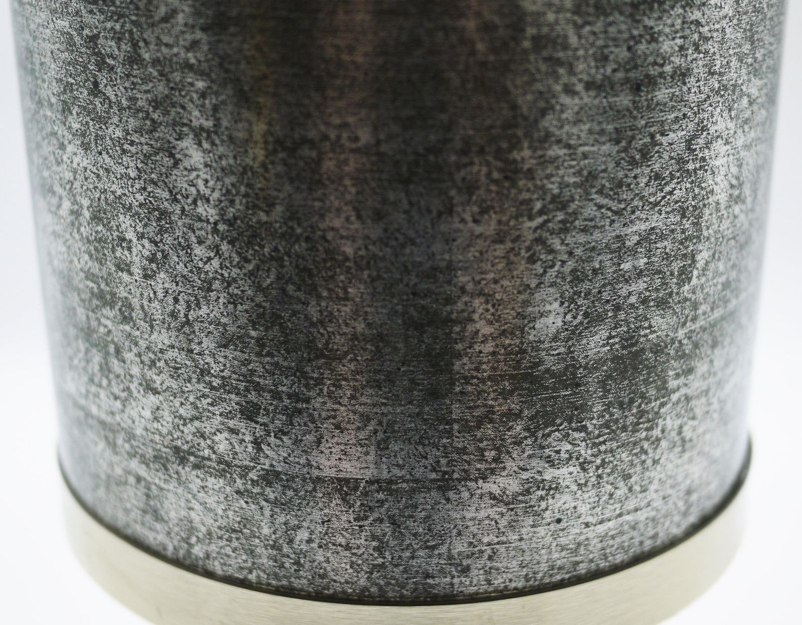 Vintage Black Ceramic And Chrome Table Lamp photo buy