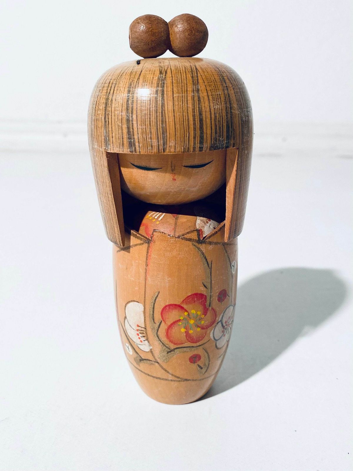 Japanese Kokeshi Doll With Artist Signature Young Girl / Vintage Kojo Tanaka 1950s photo furniture