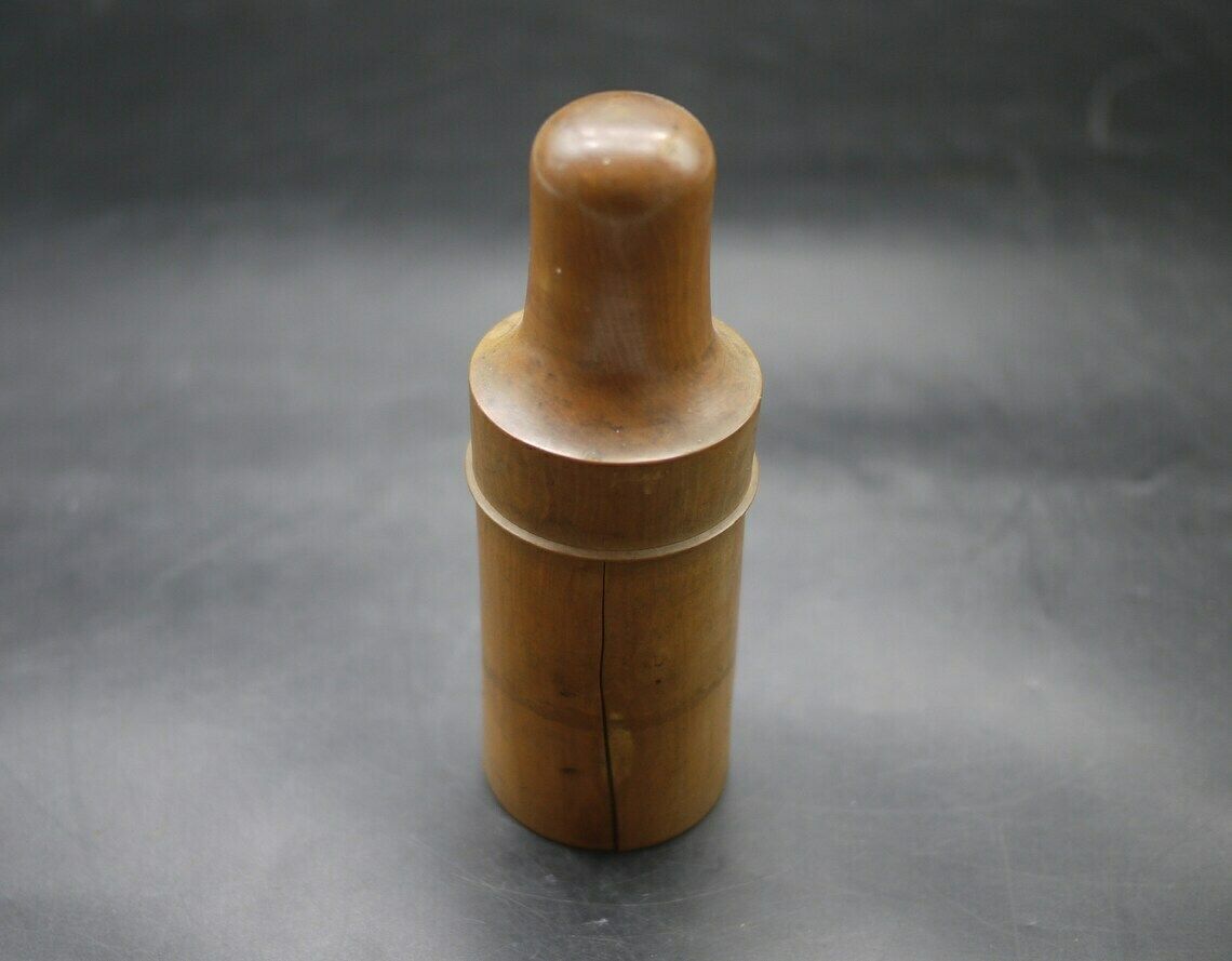 Antique French Medicine Boxwood Treen Containers Bottle Case Set photo buy