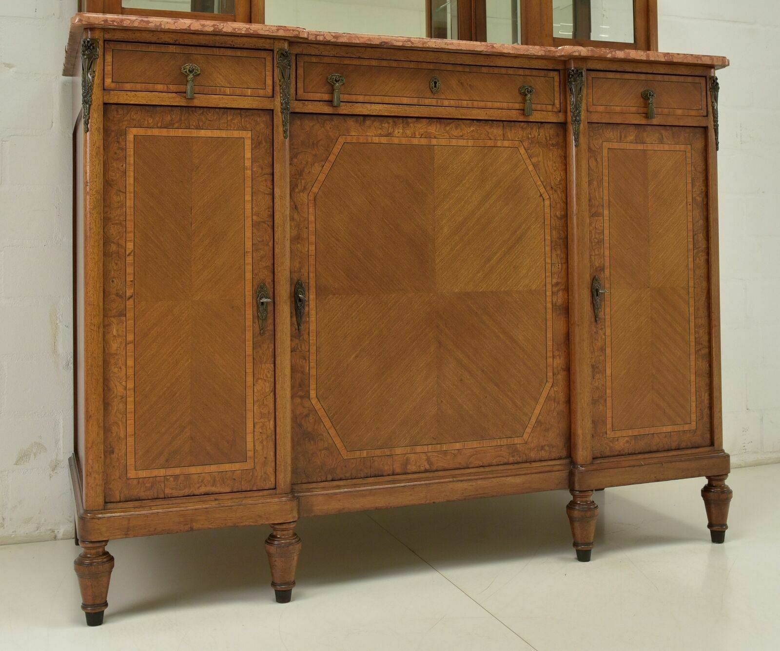 photo for sale Antique! Display Cabinet K Restored Art Deco Around 1925 Mahogany Sideboard Buffet