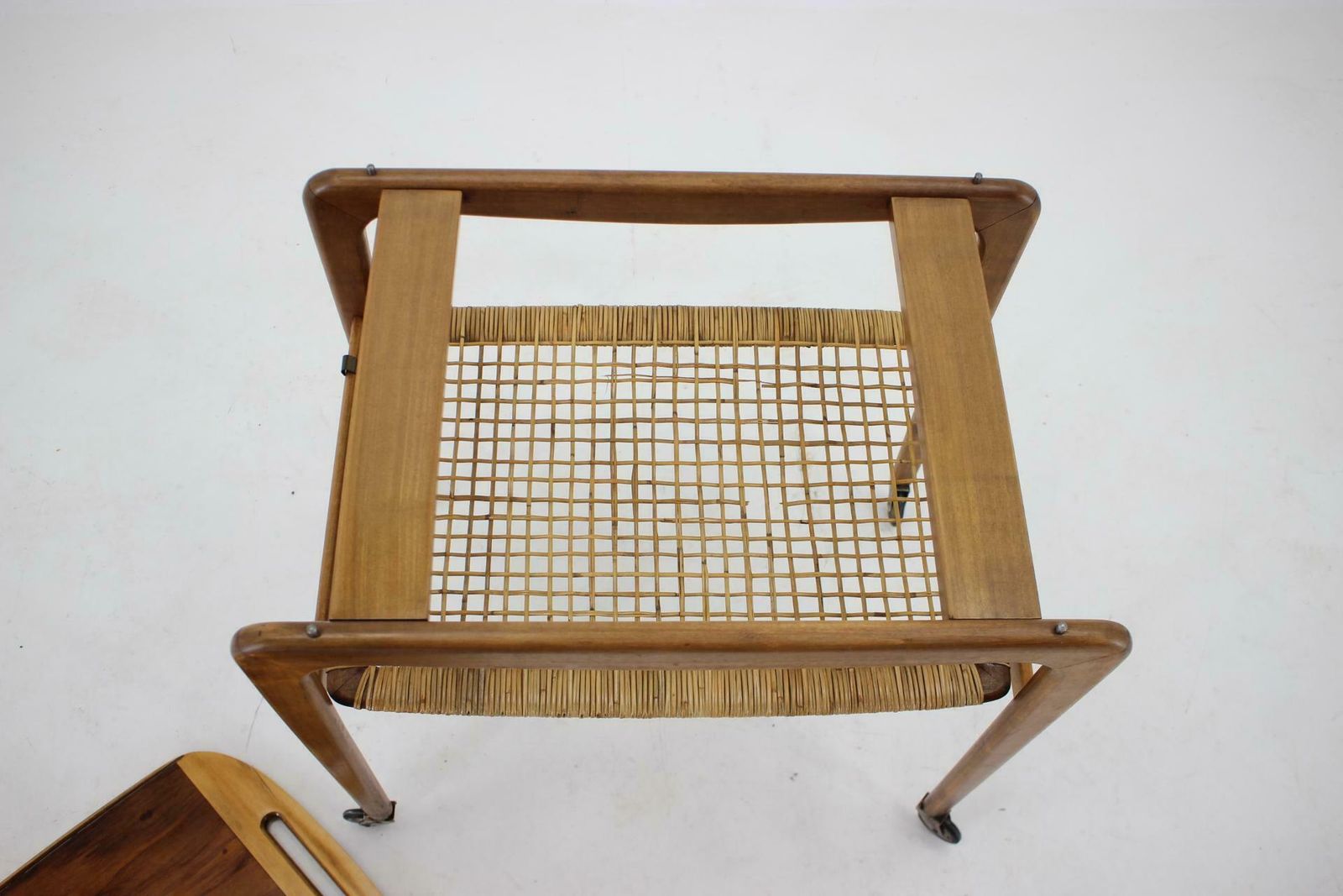 photo furniture 1970s Beech Serving Cart By Drevotvar, Czechoslovakia £433.55