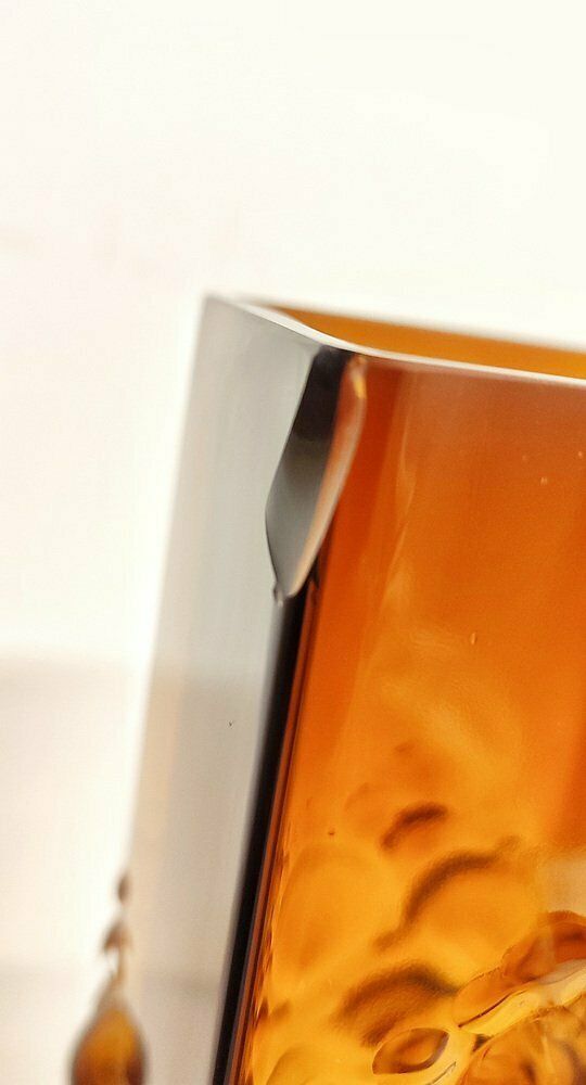 Italian Glass Vases, 1970s, Set Of 2 photo 472.0