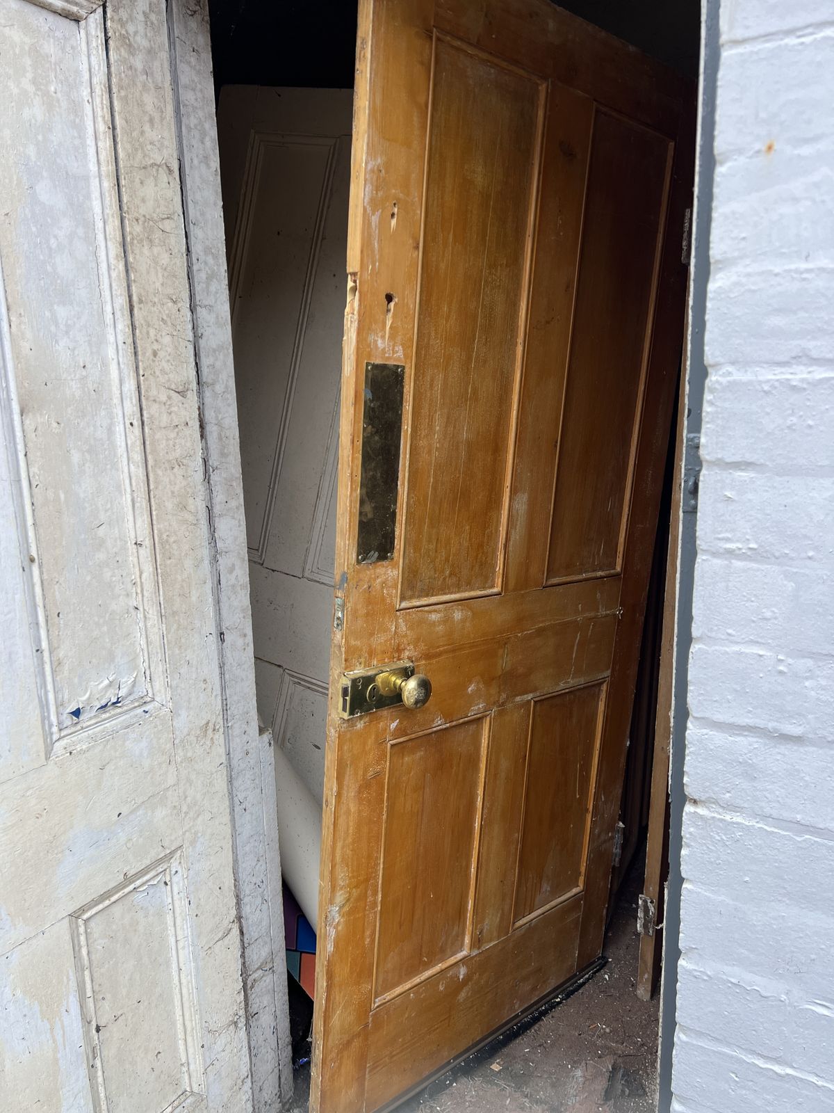 Lovely Stripped Pine/Waxed Reclaimed Doors